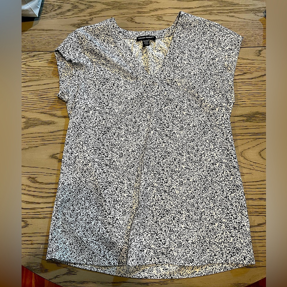 Hilary Radley Women’s Short Sleeve Blouse